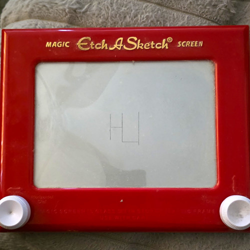 Etch sketch magic - a,