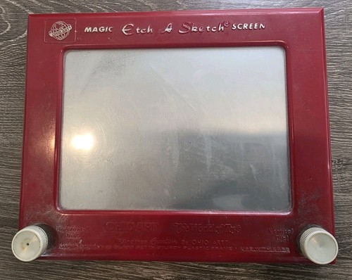 Vintage etch sketch - a, magic