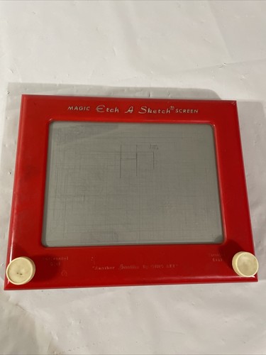 Vintage etch sketch - vintage,