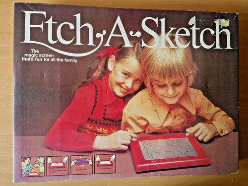 Etch sketch boxed - sketch, 1970’s