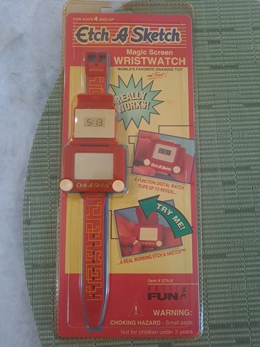 Etch sketch wristwatch - sketch,