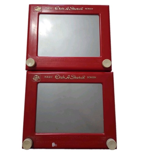 Working vintage etch sketch - vintage,
